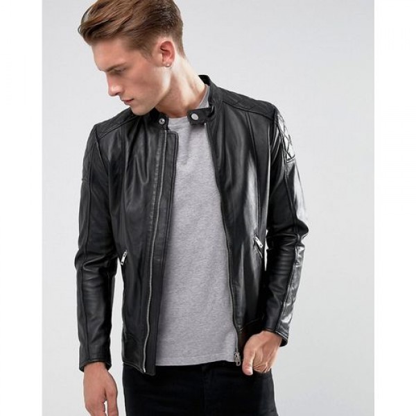 Highstreet Black Jacket in Leather